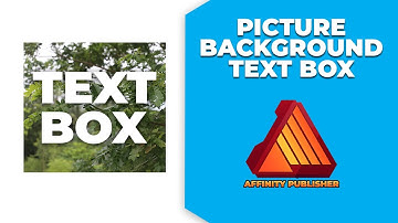 How to put a picture background into text box in Affinity publisher