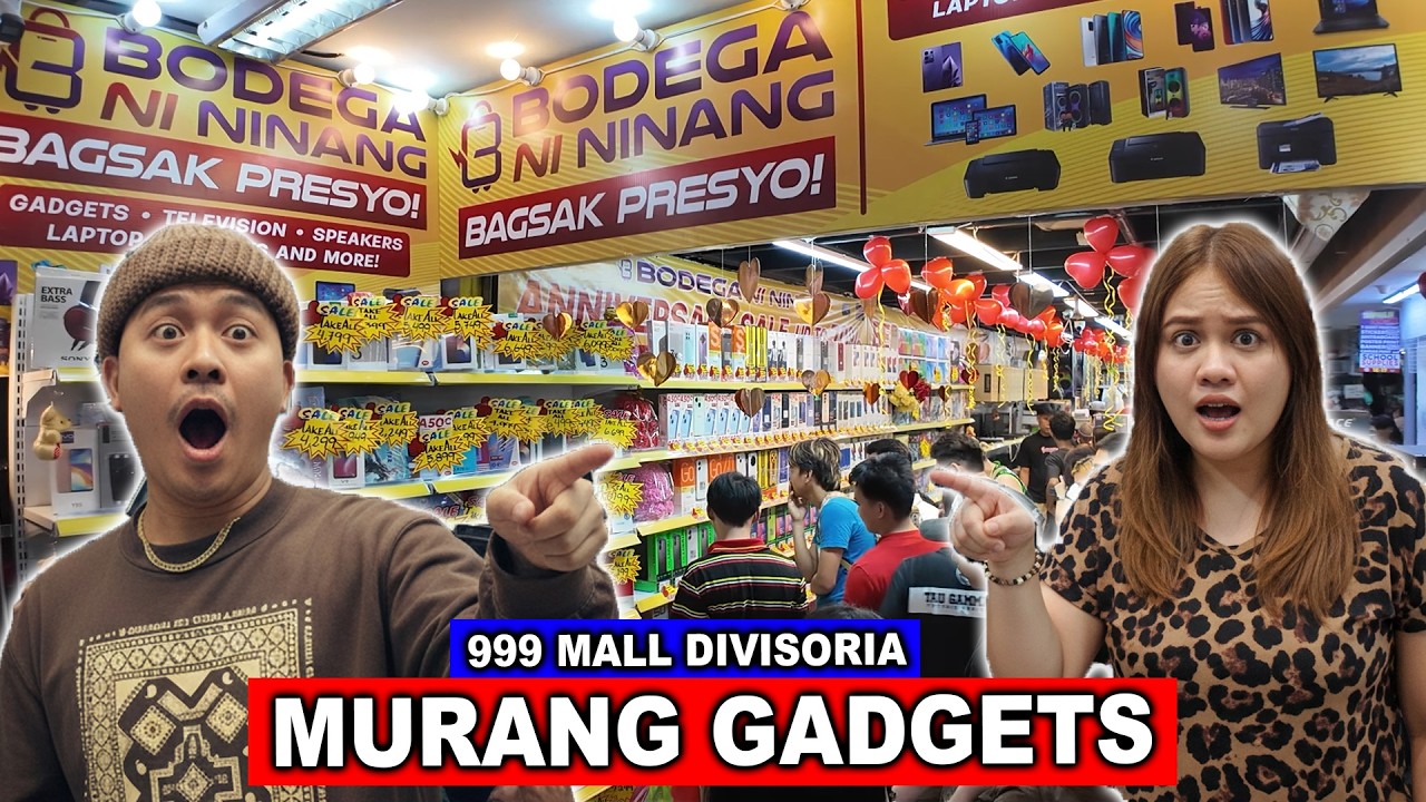 GRABE DAGSA TAO SA BODEGA SA DIVISORIA DITO PINAKA-MURANG BILIHAN NG CELLPHONE, TABLET AT LAPTOP