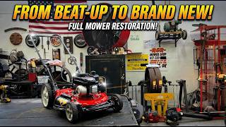 Getting this BEAT UP MTD Push Mower Back Into LIKE NEW Condition