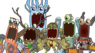 Pizza tower screaming meme but it's Wubbox from My Singing Monsters