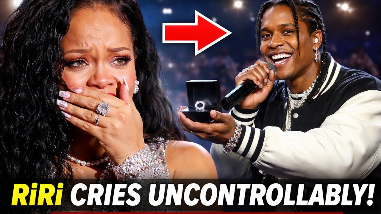 РиРи безудержно плачет после сюрприза от ASAP Rocky.