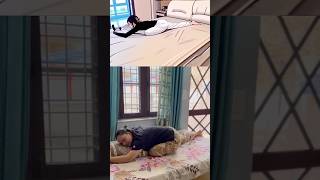 सोने से पहले ये 4 योगासन👆#viral #trending #yoga #stretchingexercises #exercise #sports #painrelief