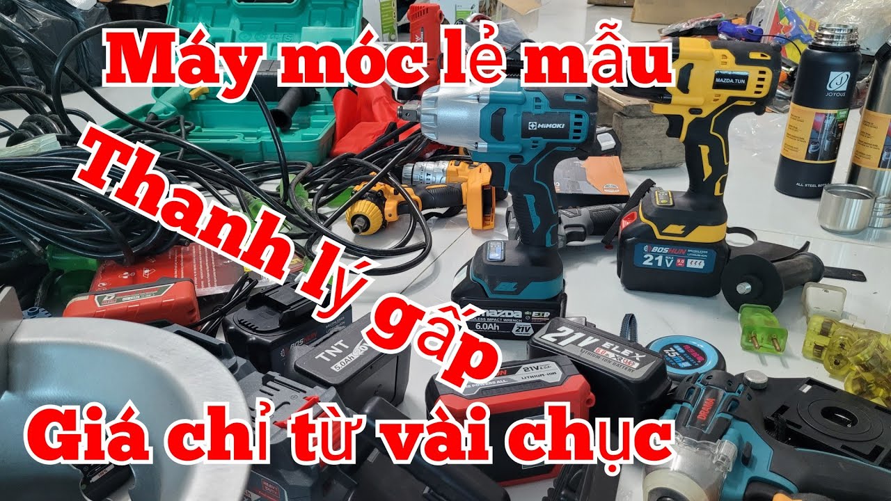 THANH LÝ MÁY MÓC,ĐỒ NGHỀ ...GIẢM GIÁ PIN TRÂU SỐ LƯỢNG KHÔNG NHIỀU SE NHANH TAY NHÉ.