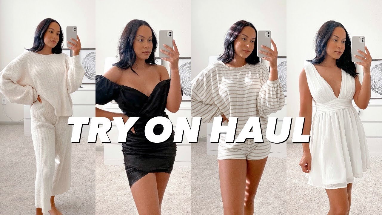 COZY + HOLIDAY CLOTHING TRY ON HAUL | Marie Jay