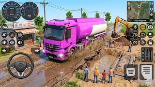 Euro Oil Truck Driving Simulator 3D | City Cargo Truck Transport Game | Android Gameplay screenshot 1