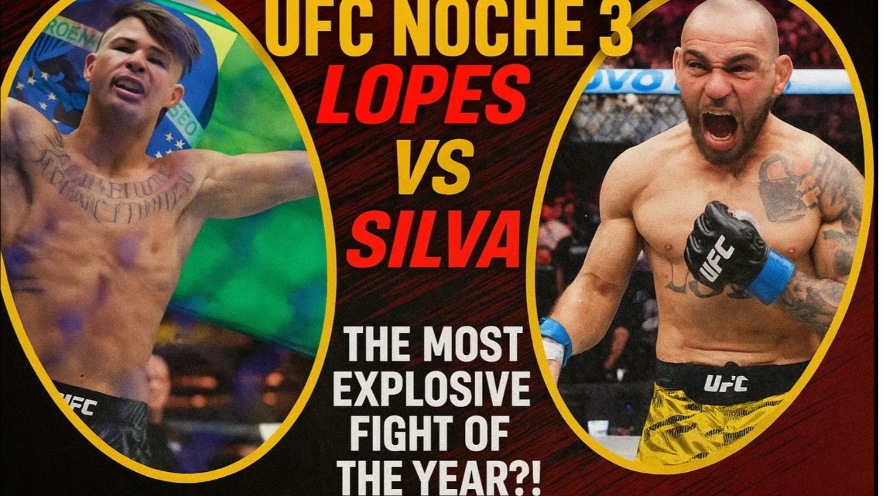 "UNDERCARD BUMS?! 🔥 UFC NOCHE 3: LOPES vs SILVA — THE MOST EXPLOSIVE FIGHT OF THE YEAR?!
