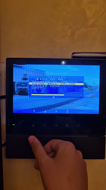 COMMAX CDV-70H2 Menu walktrough