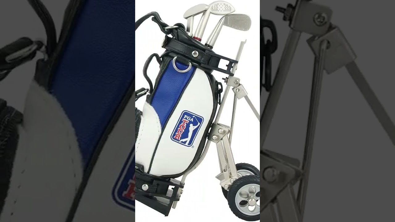 PGA Tour Gadget Desktop Golf Bag and Pen Gift Set