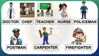 People who help us | Kids learning worksheets | Community helpers Kids learning videos