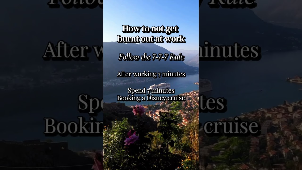 The 7-7-7 rule for Disney Cruises #disneyadult #disneycruise #disneycruiseline