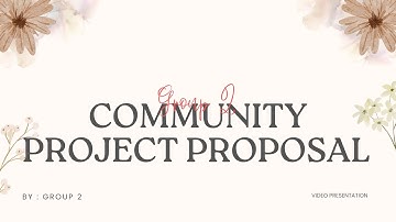 NSTP Group 2 | Community Project Proposal
