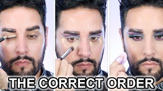 APPLY YOUR MAKEUP IN THIS ORDER | The Correct order to apply makeup