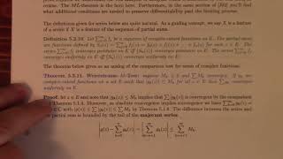 Complex: theory of normal convergence for holomorphic sequences of functions, 3-14-22 part 2
