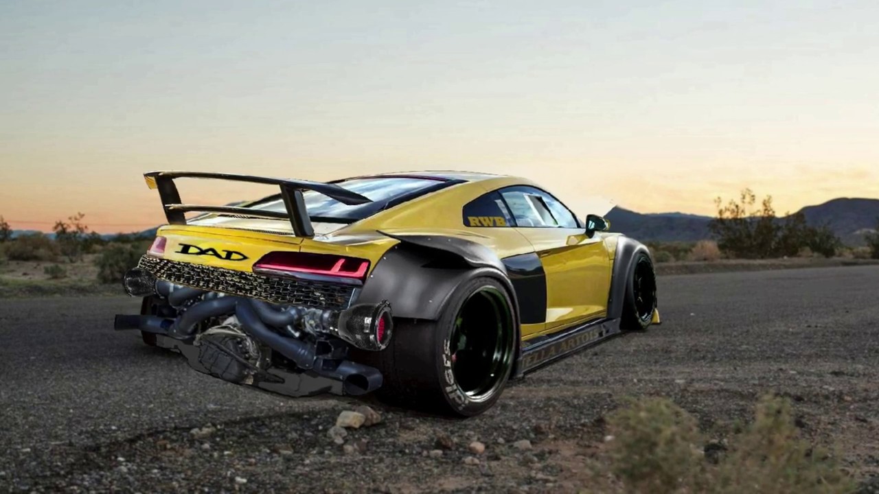 Audi R8 V10 RWB - YouTube