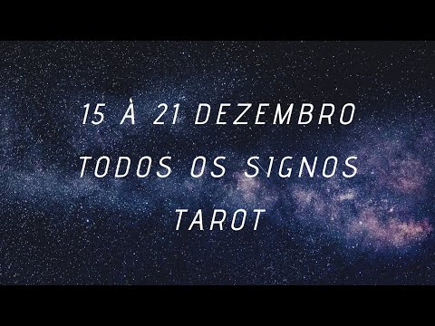 15 a 21 Dezembro 2019 (tempo na descrição do vídeo)