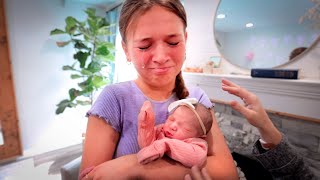 5 Siblings Meet Baby Sister for the FIRST TIME! *Emotional Reactions*
