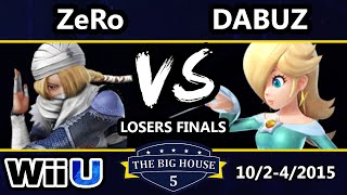 The Big House 5 - Dabuz Rosalina Vs. Zero Sheik - Losers Finals - Smash Wii U
