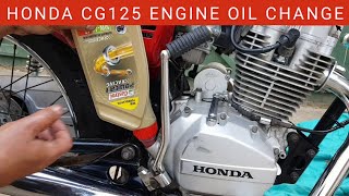 Honda CG125 Engine Oil Change