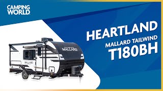 SUV TOWABLE Bunk Model Family RV! | 2022 Heartland Mallard Tailwind T180BH RV Review