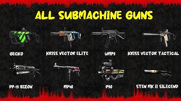 DEAD TRIGGER 2 : ALL SUBMACHINE GUNS