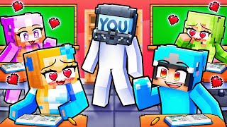 You're So HANDSOME You Wear A HELMET To AVOID GIRLS In Minecraft!