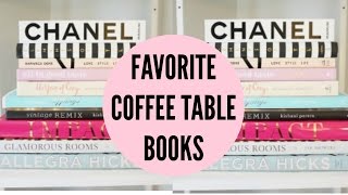 Favorite Coffee Table Books: Kate Spade, Chanel, Glamorous Rooms - YouTube