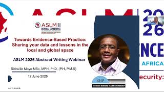 June 12, 2026 ASLM 2026 - Abstract Writing Capacity Building Initiative Session 1