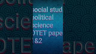 social studies political science OTET paper- 2#viralvideo #otet #handwriting #notes #youtubeuploader