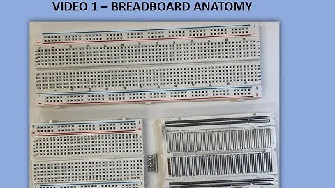 VIDEO 1-BREADBOARD ANATOMY