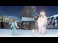 The snowman and the snowdog
