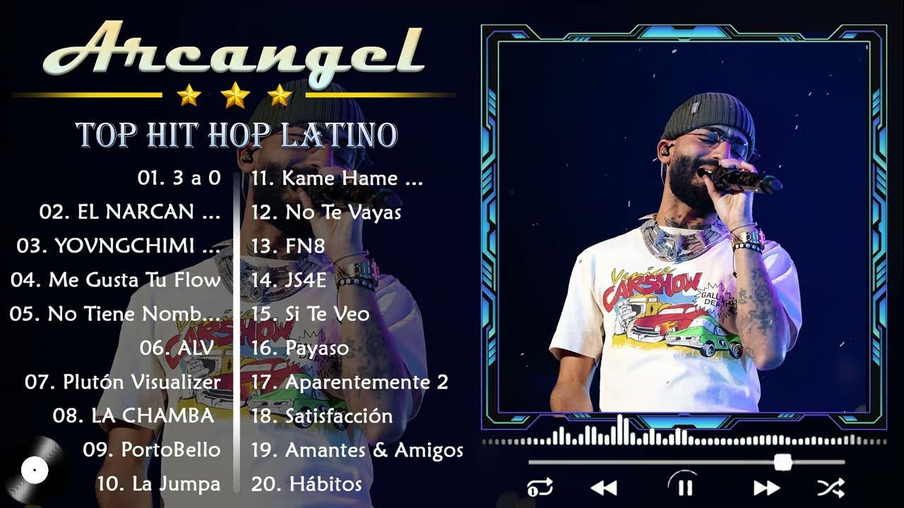 Álbum Completo De Grandes Éxitos Arcangel 2024 Las 20 Mejores