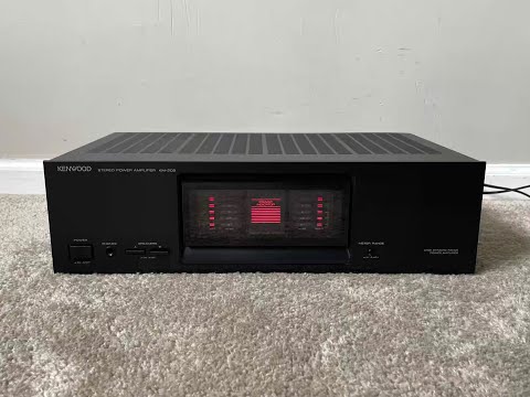 Kenwood KM-209 Home Stereo Power Amplifier - YouTube
