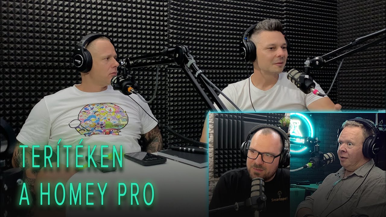 OkosOtthon Labor podcast - Terítéken a Homey Pro - YouTube