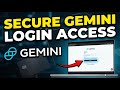 How to login to Gemini crypto exchange dashboard - Secure Access