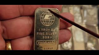 Let's Talk Engelhard: 1 Ounce Silver Bars