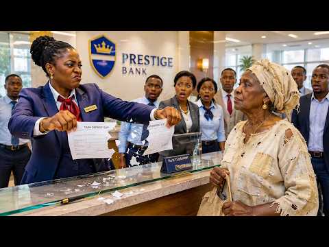 Bank Manager TORE Up A Poor Old Woman's Cash Slip — Unaware She Owns The Bank