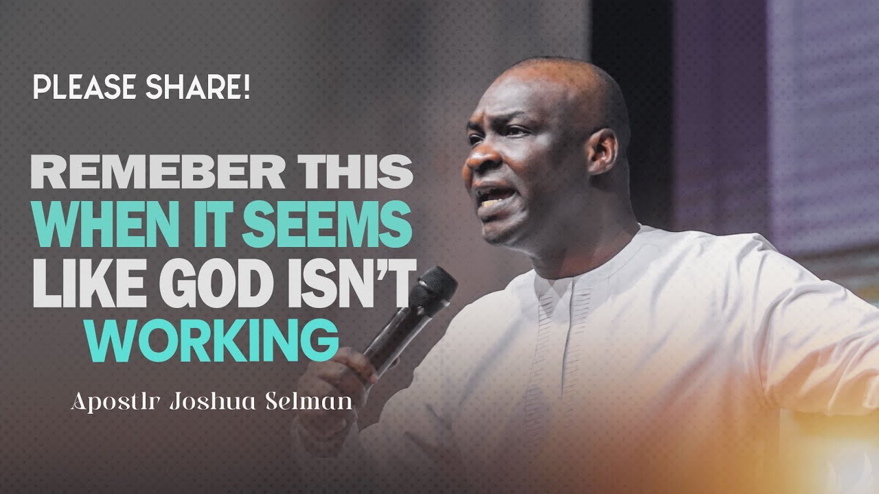 TURN IT AROUND FOR MY GOOD, LORD - APOSTLE JOSHUA SELMAN - YouTube