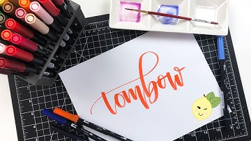 Tombow Dual Brush Markers - 2 Fun Ways on How to Use Them