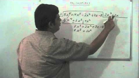 Polynomials Solved Example - 6