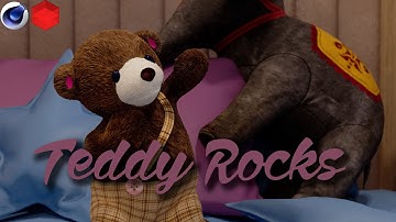 iClone to Cinema 4D: Teddy Rocks | 4K HDR | Redshift Render