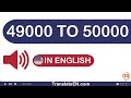 Numbers 49000 To 50000 In English Words