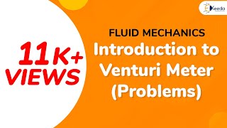 Venturi meter - Problem 1 - Fluid Dynamics  - Fluid Mechanics 1