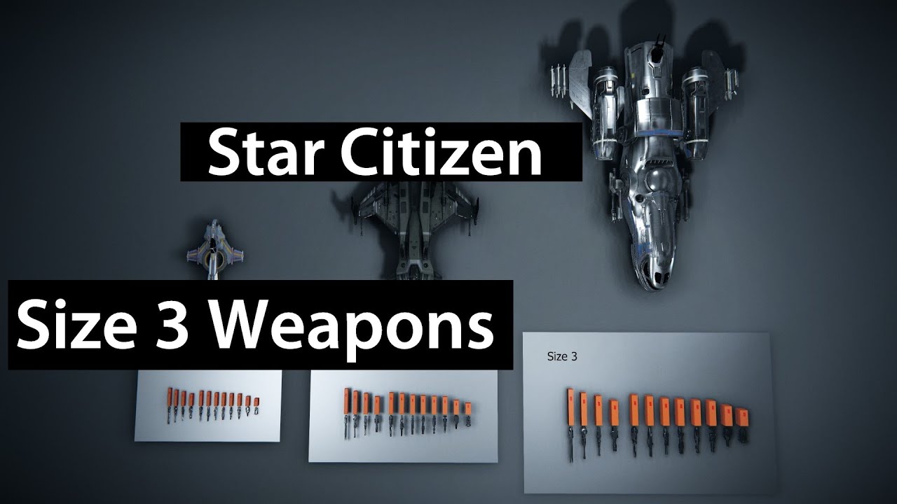 Star Citizen : Size 3 Weapons Overview & Guide Podcast - YouTube