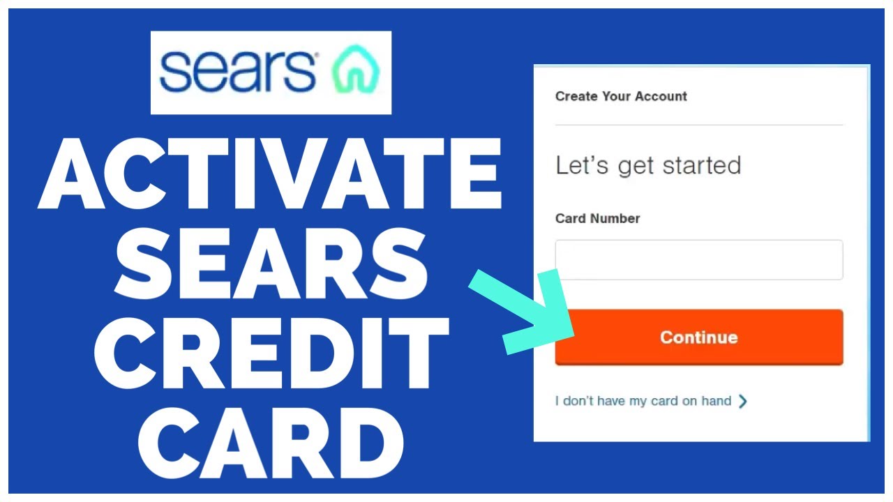 How To Activate Sears Credit Card? Sears Credit Card Activation 2022 -  Youtube