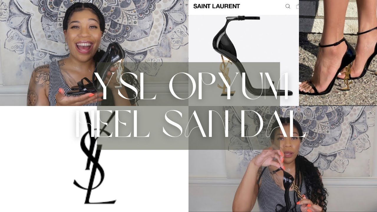 SAINT LAURENT OPYUM HEEL SANDAL REVIEW