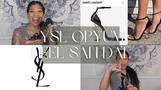 SAINT LAURENT OPYUM HEEL SANDAL REVIEW