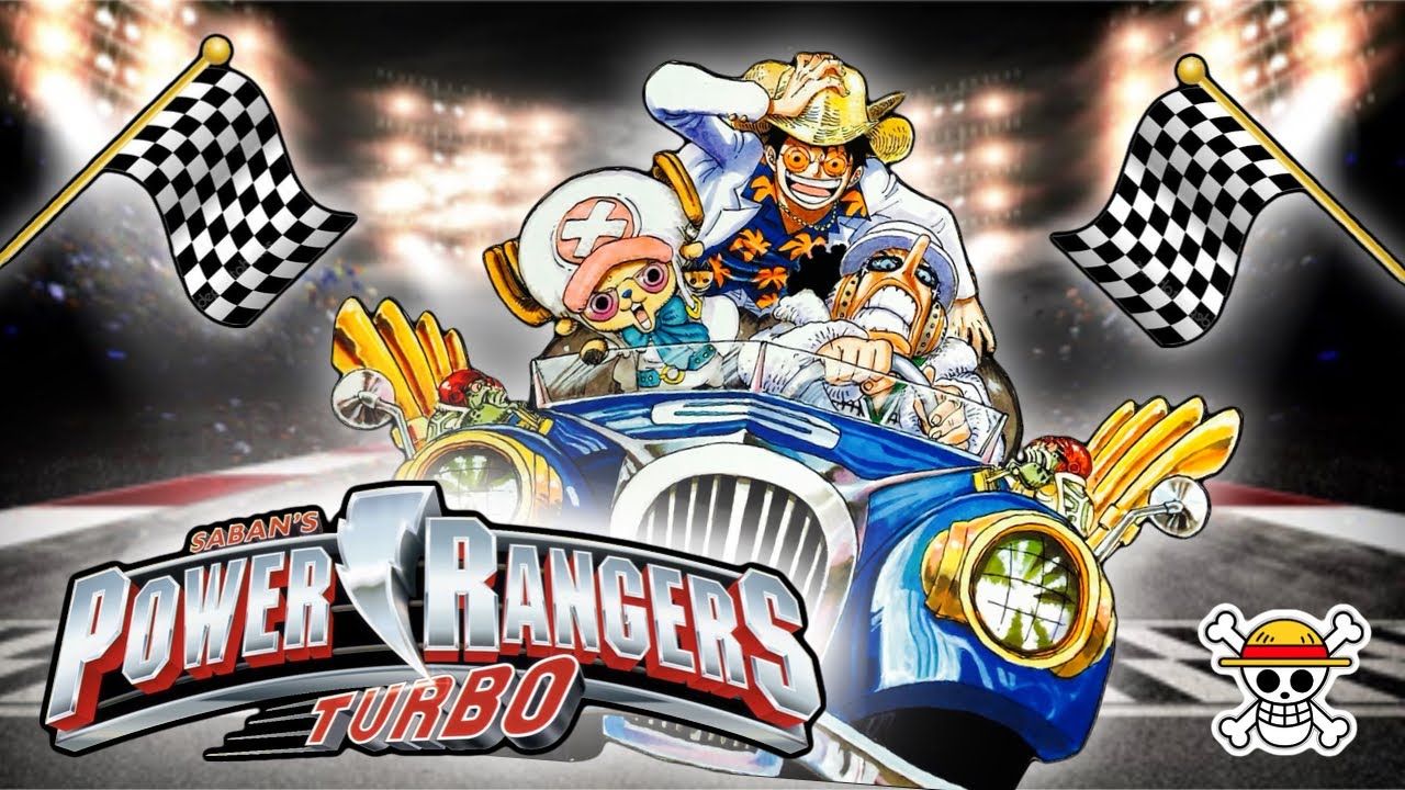One Piece: the Turtle Car Racers are (Power Rangers Turbo) TOEI ANIMATION 
