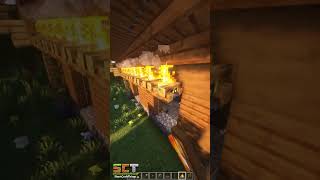 This changes the whole house 👀 [Easy Home Upgrade #13] #minecraft #minecrafttips #minecraftbuilding
