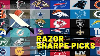 Razor SHARPE Picks Week 8