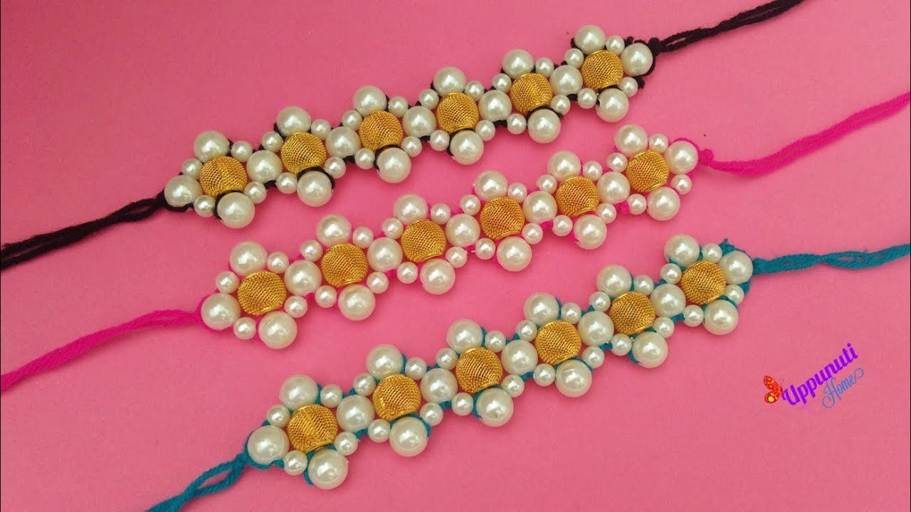 How To Make Beautiful Rakhi At Home | DIY | Rakhi Making ideas For ...